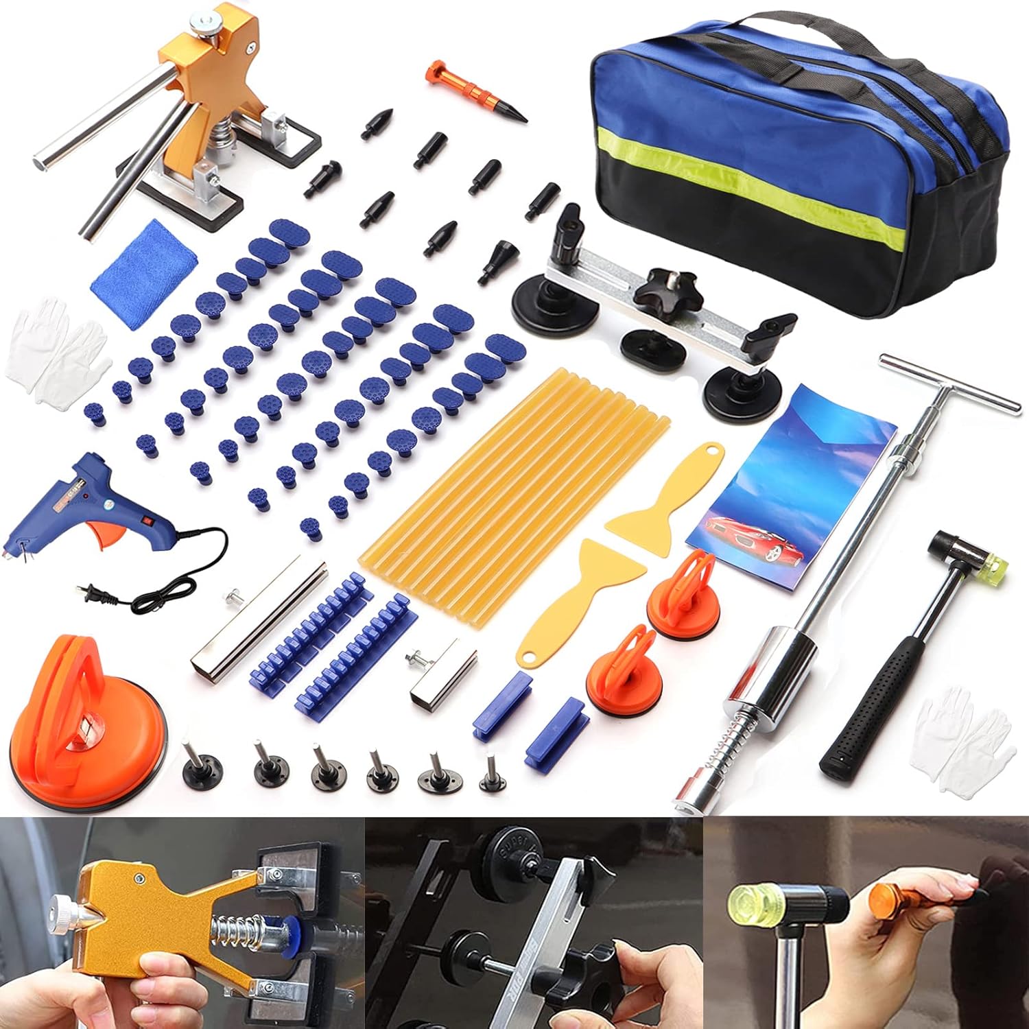 Jerbor 97PCS Car Dent Puller Kit