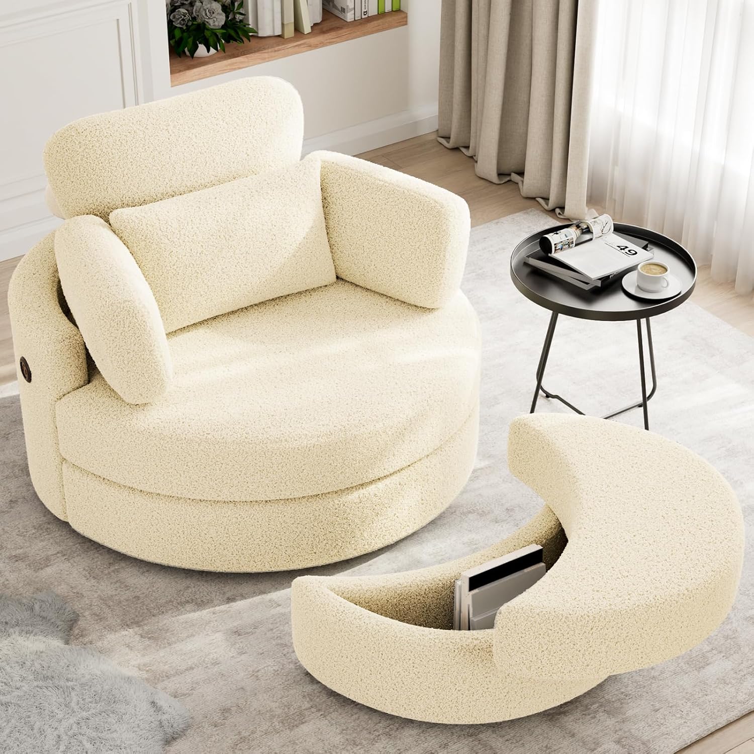 Oversized Swivel Chair with Ottoman, Swivel Pakistan Ubuy