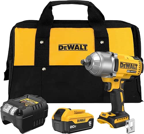 DEWALT 20V MAX Cordless Impact Wrench with Hog Ring Anvil,