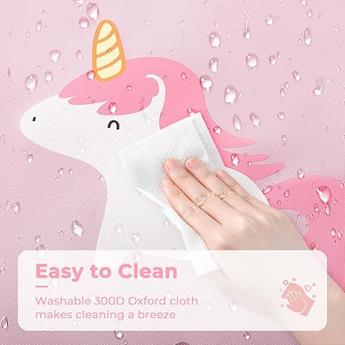 Miniatura 7 de GRANNY SAYS Caja de juguetes para niñas, almacenamiento grande de juguetes con ruedas, organizador de almacenamiento de juguetes de metal para niños