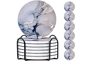 Stunning Blue Marble Coasters for Unforgettable Gatherings