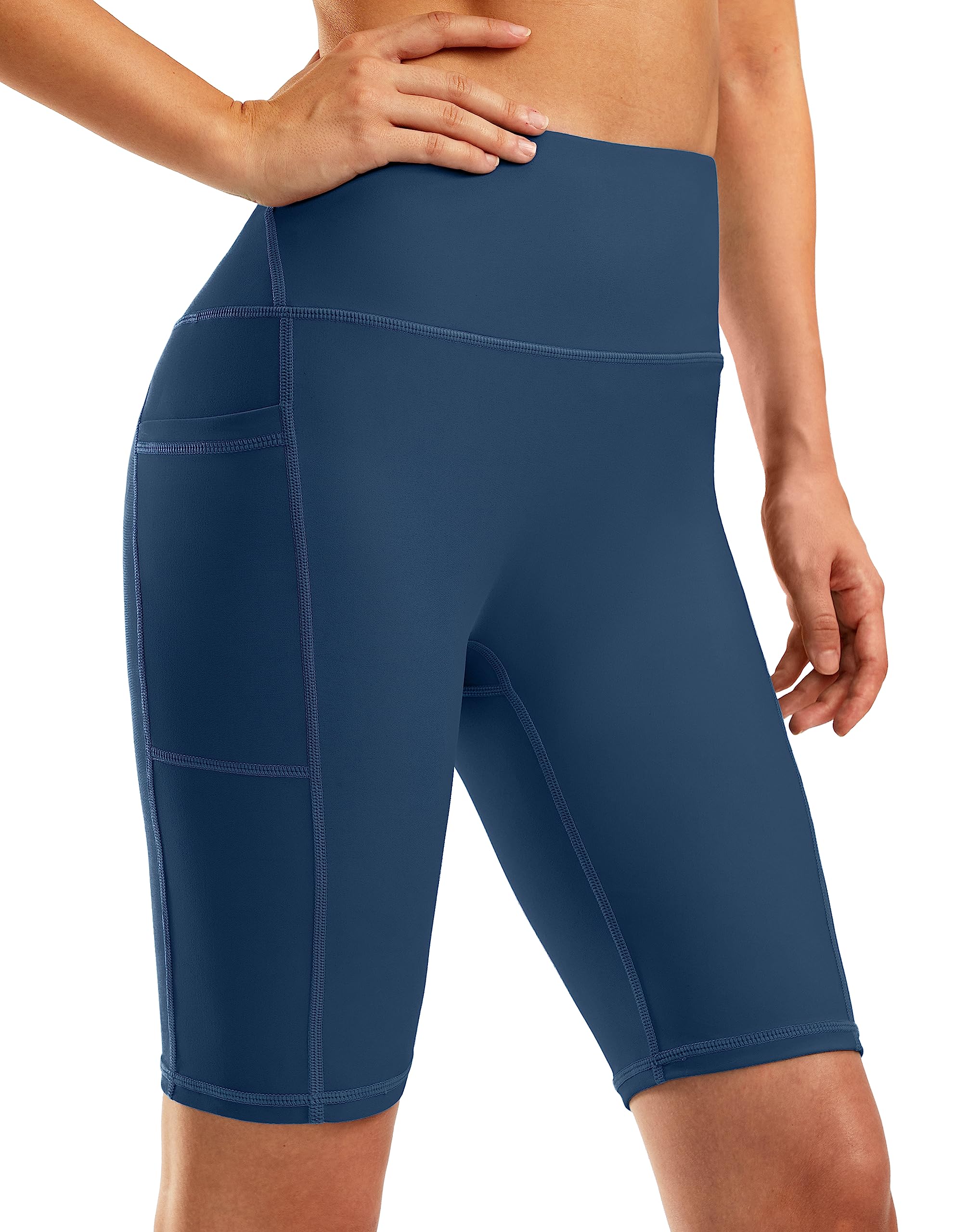 G Gradual Women's 9" High Waisted Swim Board Shorts Tummy Control Swimsuit Bottoms for Women with Liner Pockets