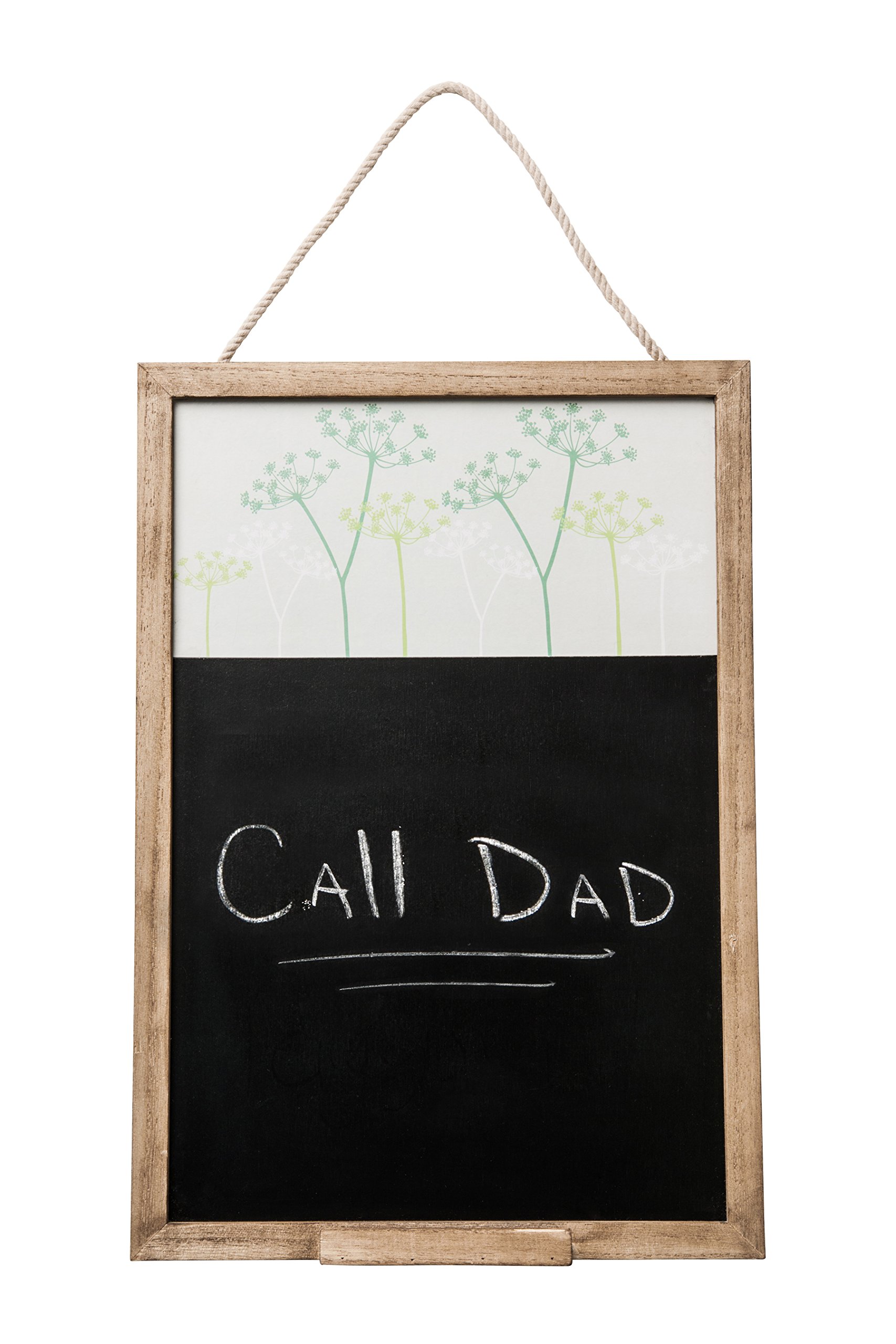 Premier Housewares Cow Parsley Chalkboard with Chalk Holder