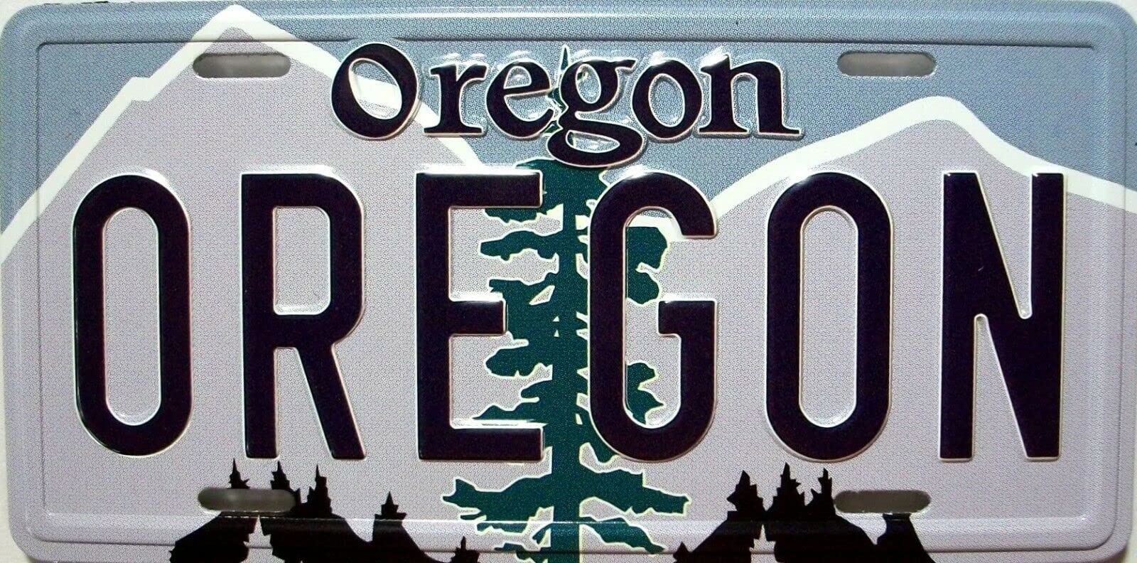 Oregon State License Plate Novelty Fridge Magnet