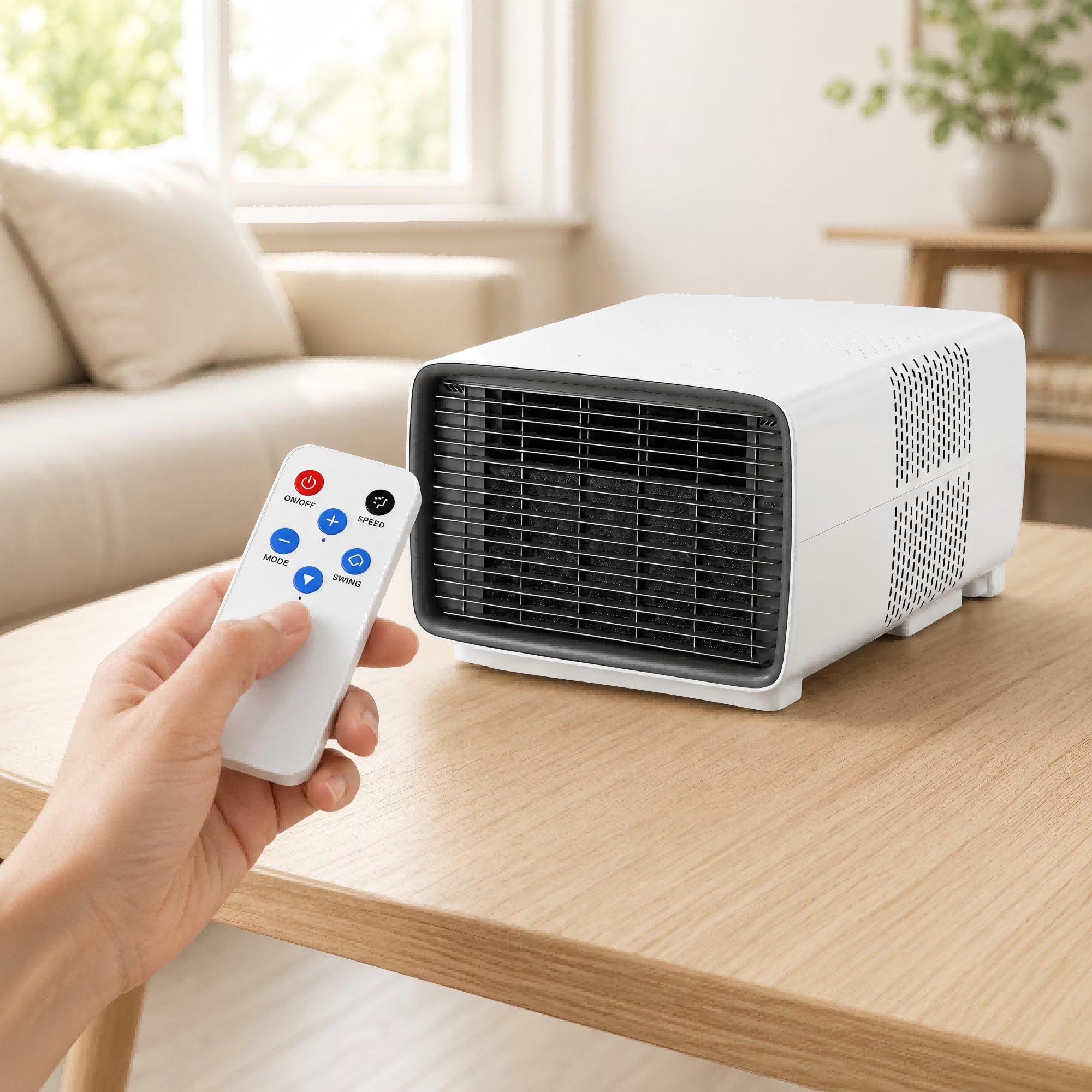 HEIHEIZI Travel Air Conditioner 2700 BTU 280W Quiet Cooling CE