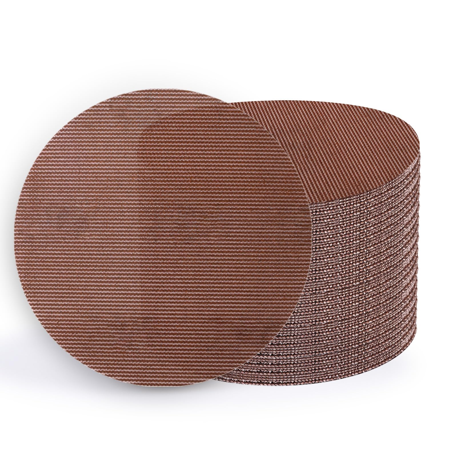 KQCXIK 50 Pcs 150mm Mesh Sanding Disc for Random Orbital Sander 180 Grit