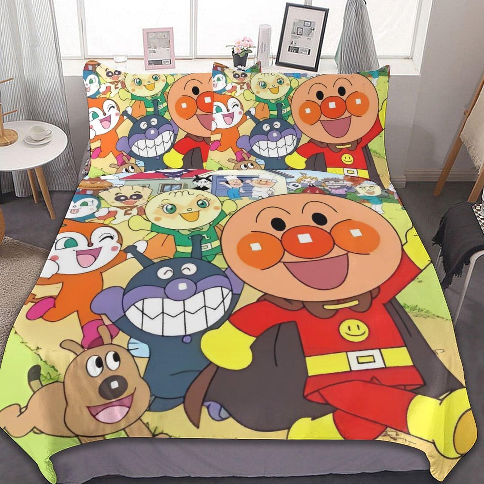 Amazon｜アンパンマン 寝具セット シングル寝具カバーセット 掛け布団 