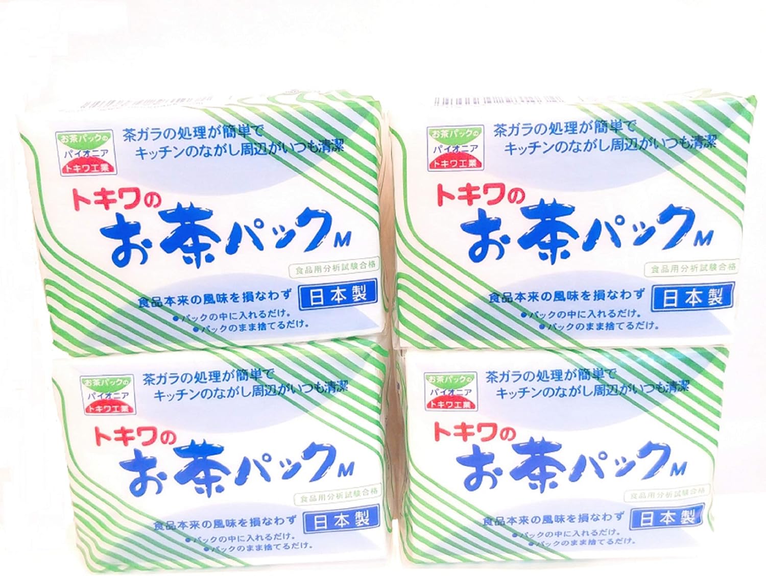 Amazon トキワ工業 お茶パック コーヒー 茶葉 ひも付き ひもなし フィルター 代用 Mサイズ 4パック あわせ買い セット Mサイズ トキワ工業 ホーム キッチン 通販