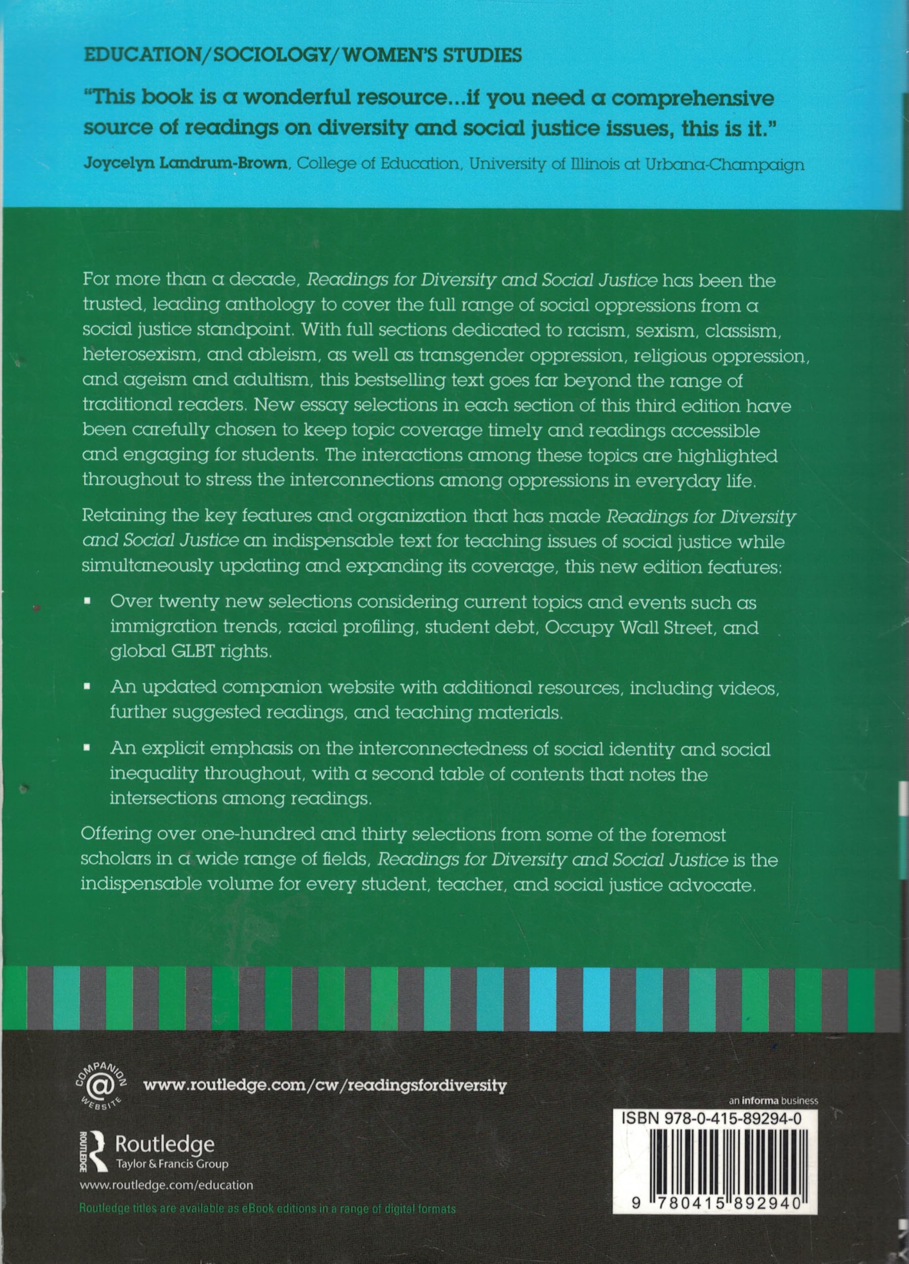 Snapklik.com : Readings For Diversity And Social Justice
