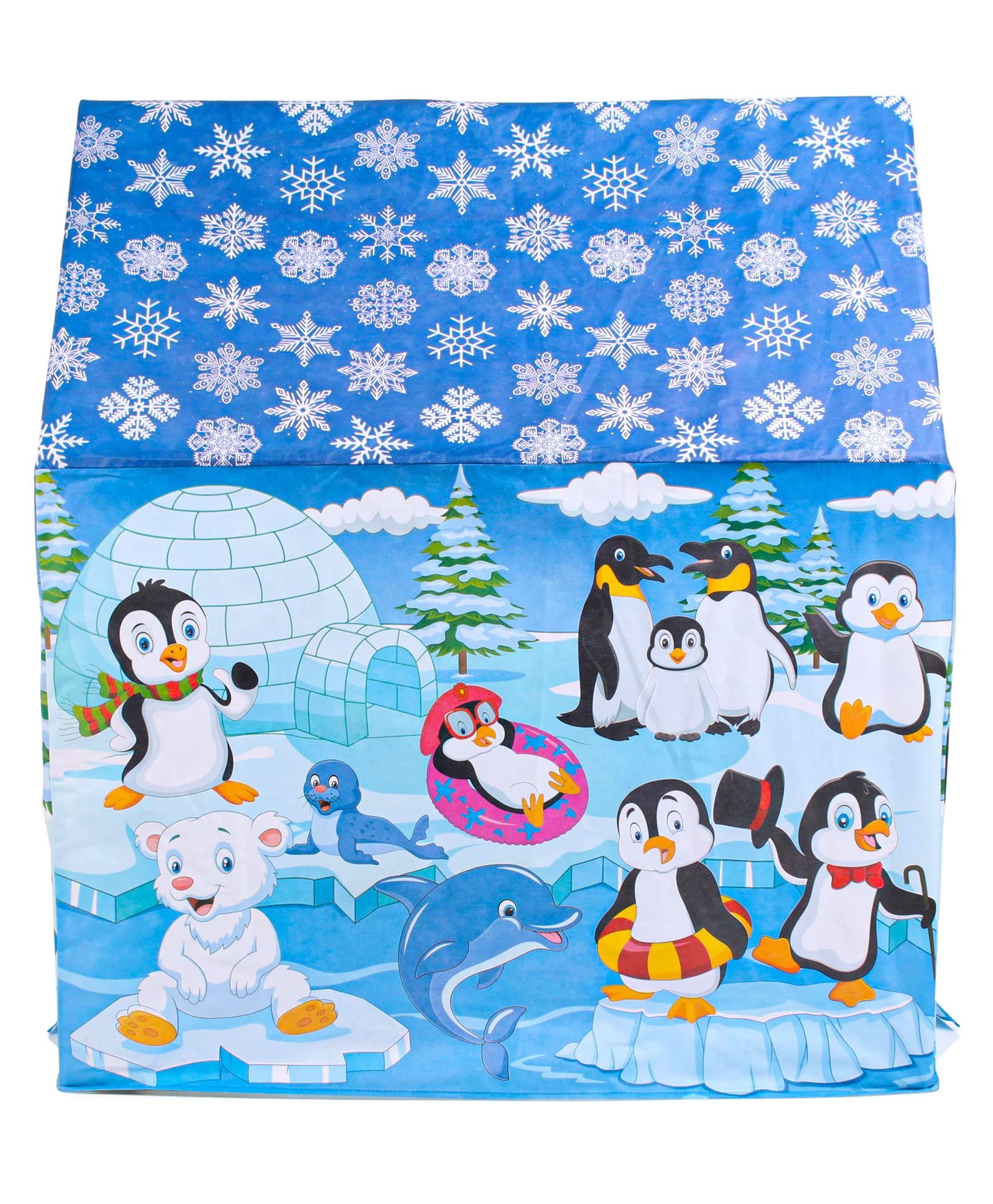 eSwaraa Penguin House Playhouse Tent for boys & girls Jumbo Size, Light Weight for Kids 3-10 Years Girls and Boys (Penguin House)