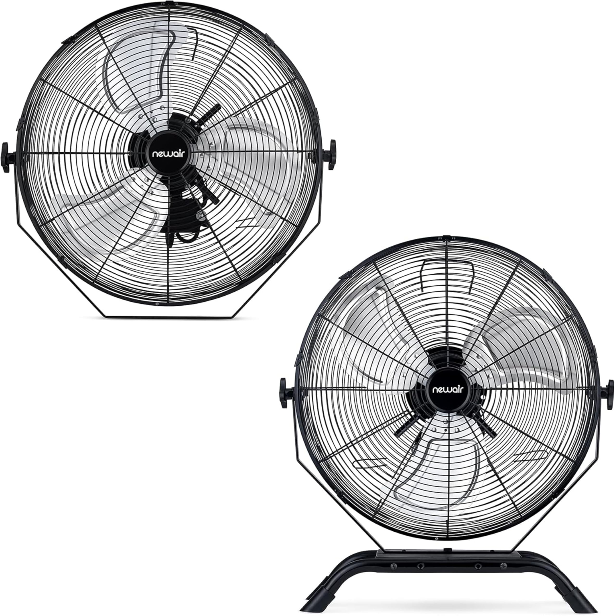 NewAir 18" 2-in-1 Floor or Wall Mount Fan, Outdoor Fan for Patios