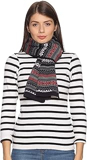 513 Women's's Acrylic Woolen Striped Muffler-picture-15