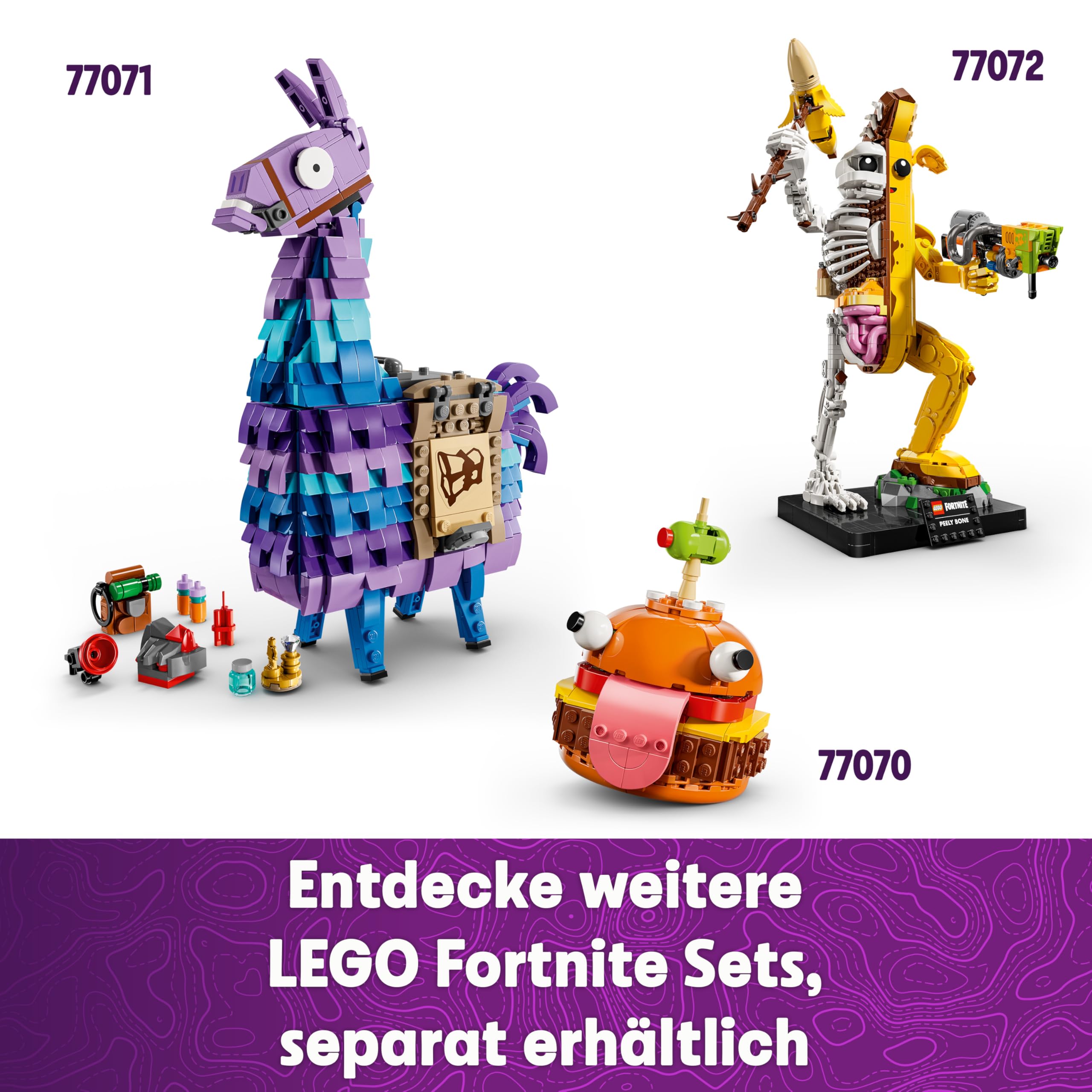 LEGO Fortnite Schlachtenbus, Spielzeug zum Videospiel mit Minifiguren, Geschenk für Gaming Fans ab 10 Jahren, Fahrzeug Bauset für Kinder, Kreatives Geschenk zum Geburtstag - 77073
