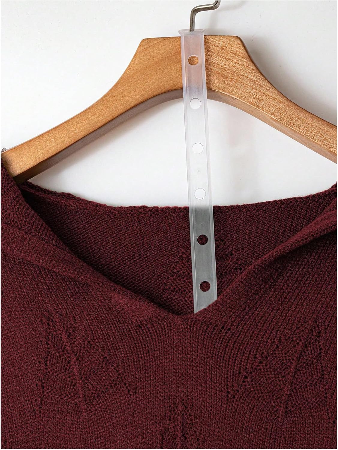 Women's Plus Size Hooded Sweaters Long Sleeve Knitted Jumper Pullover Tops Retro Fall Outfits