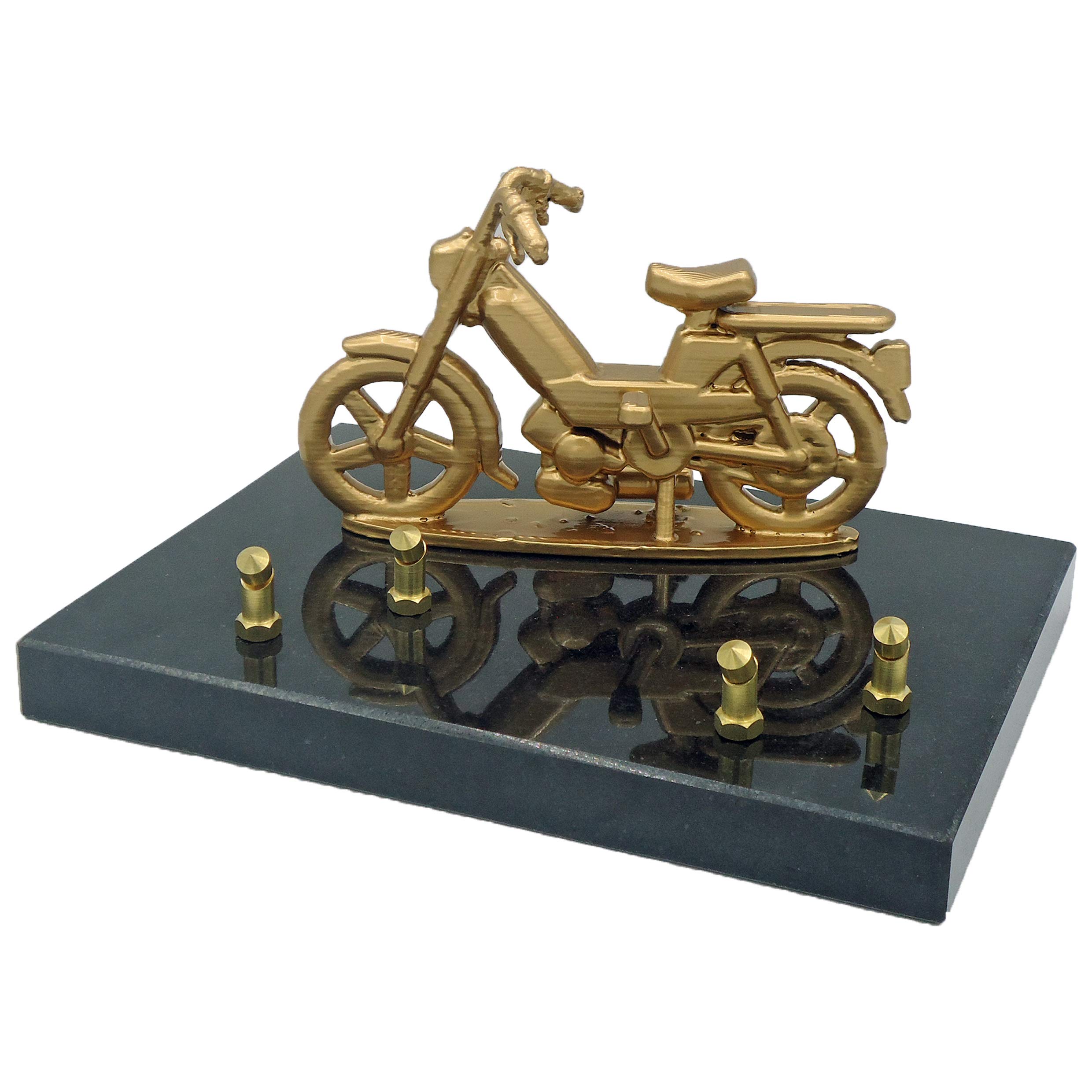FGS Plaque funéraire Mobylette Personnalisable