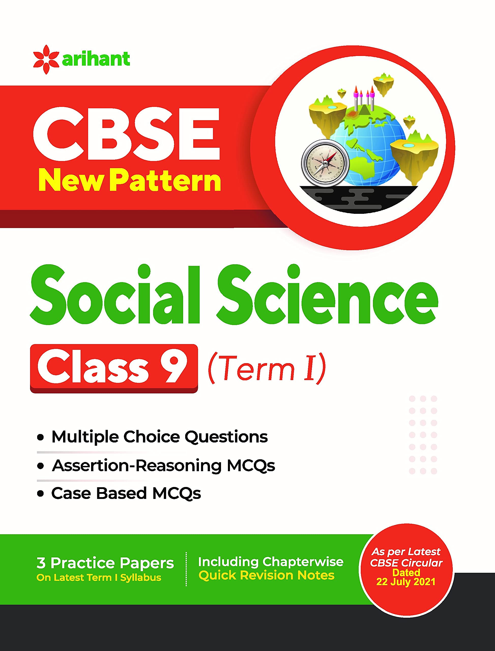 CBSE New Pattern Social Science Class 9 for 2021-22 Exam (MCQs based book  for Term 1) : Farah Sultan , Nandini: Amazon.in: Books