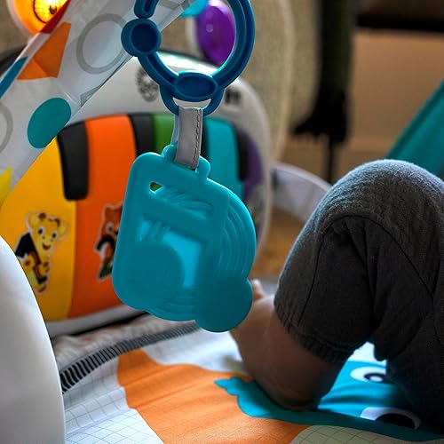 Miniatura 21 de Baby Einstein Gimnasio de Juego y Alfombrilla de Actividad 4 en 1 Kickin' Tunes con Piano Musical y de Lenguaje para Tiempo Boca Abajo