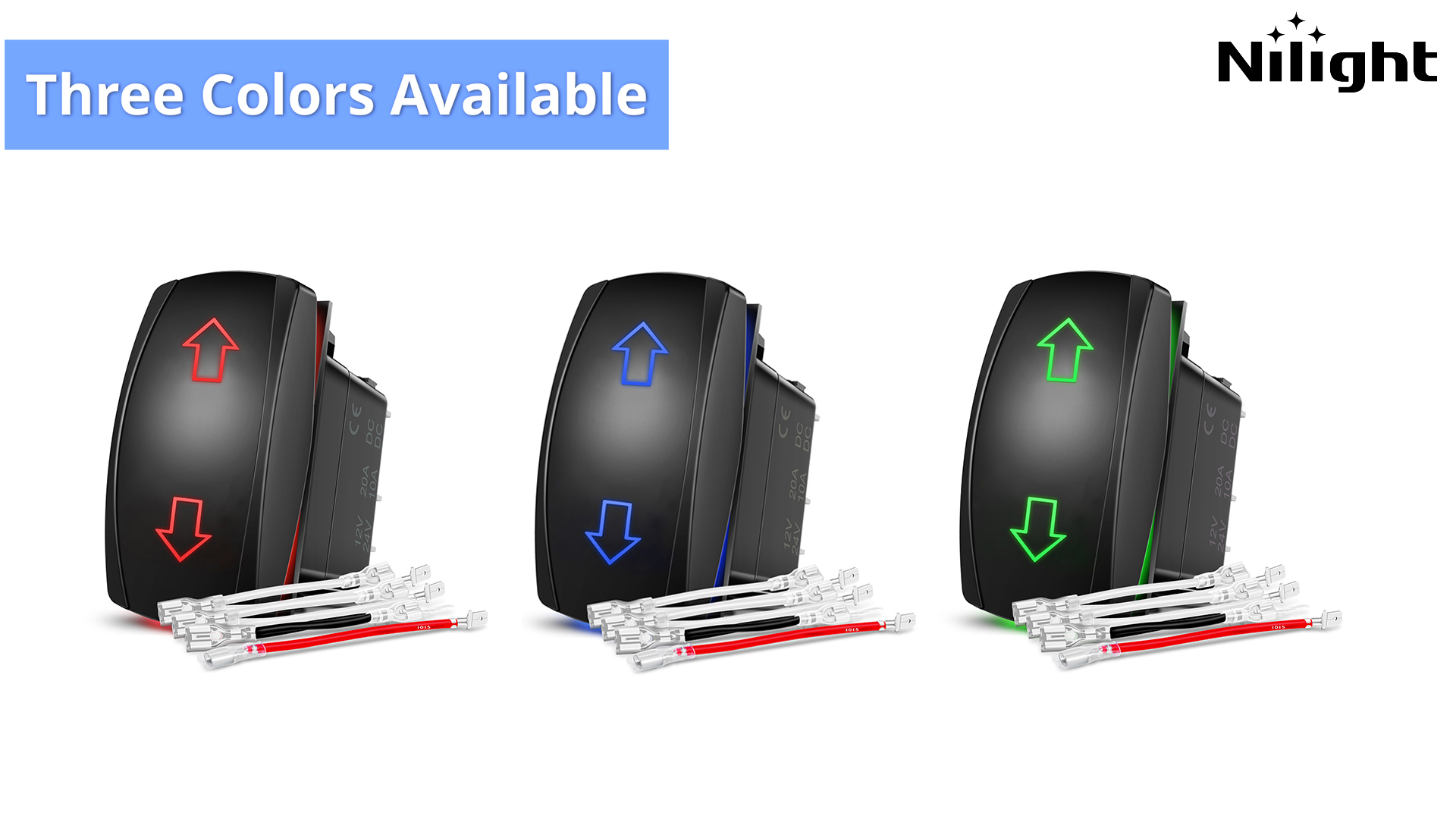 Amazon.com: Nilight Arrows Motor Polarity Reverse Momentary Rocker