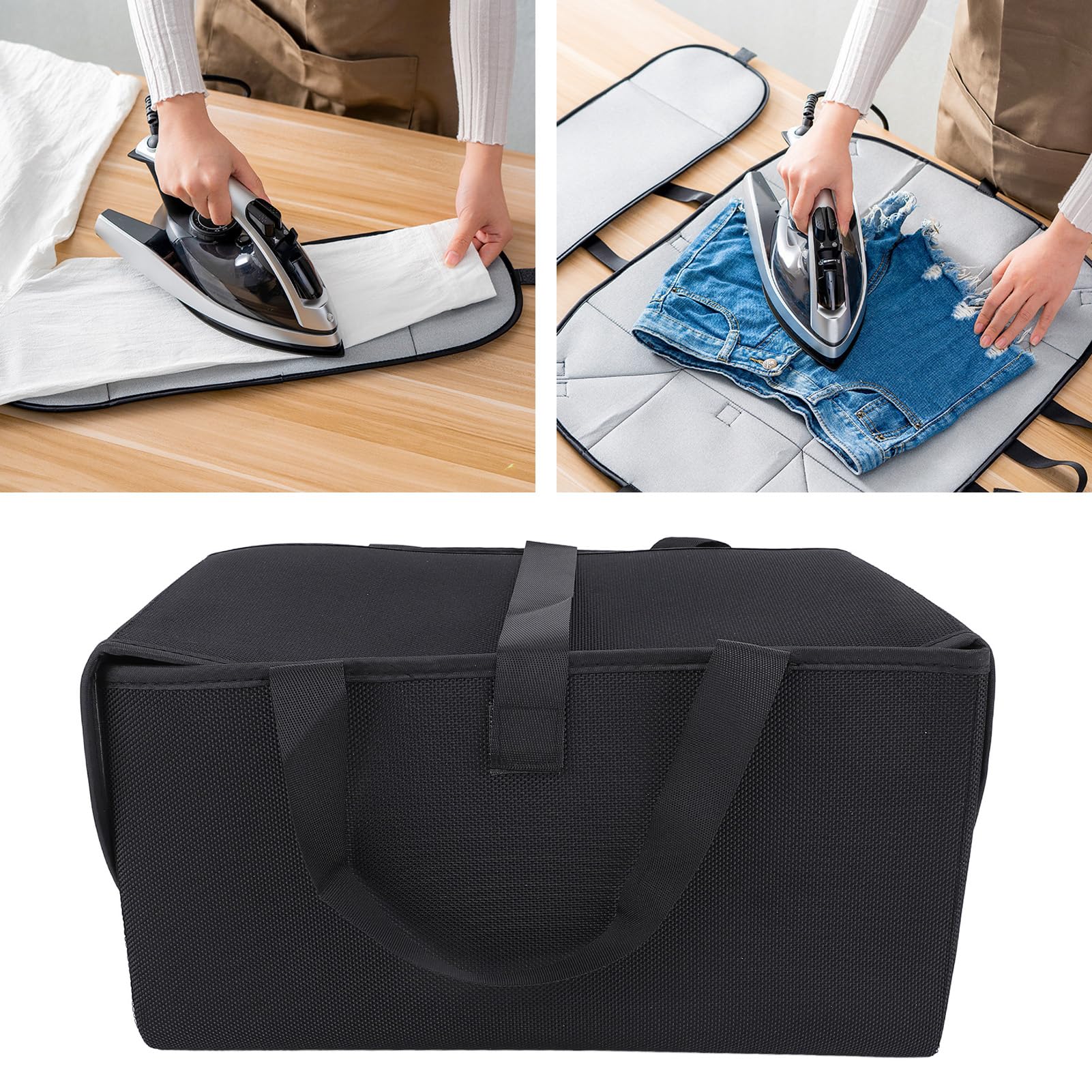 Gsycle Folding Ironing Mat, Oxford Fabric Multipurpose Portable Table Top Ironing Board Iron Pad for Stitching Sewing Applique Work