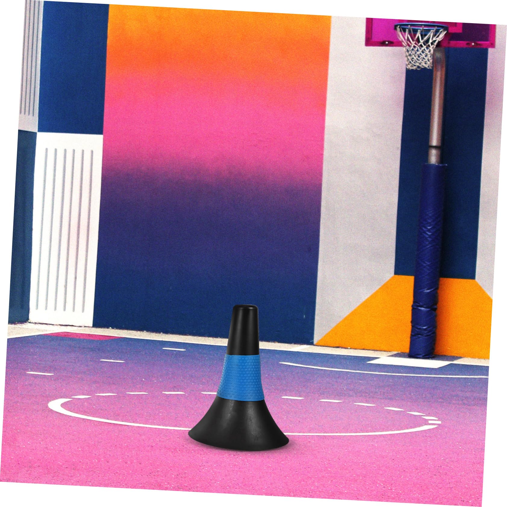Mikikit 6piezas Conos De Entrenamiento De Fútbol Conos De Ejercicio Multi-funcionales para Agilidad Marcadores De Seguridad PE para Entrenamientos De Fútbol y Actividades