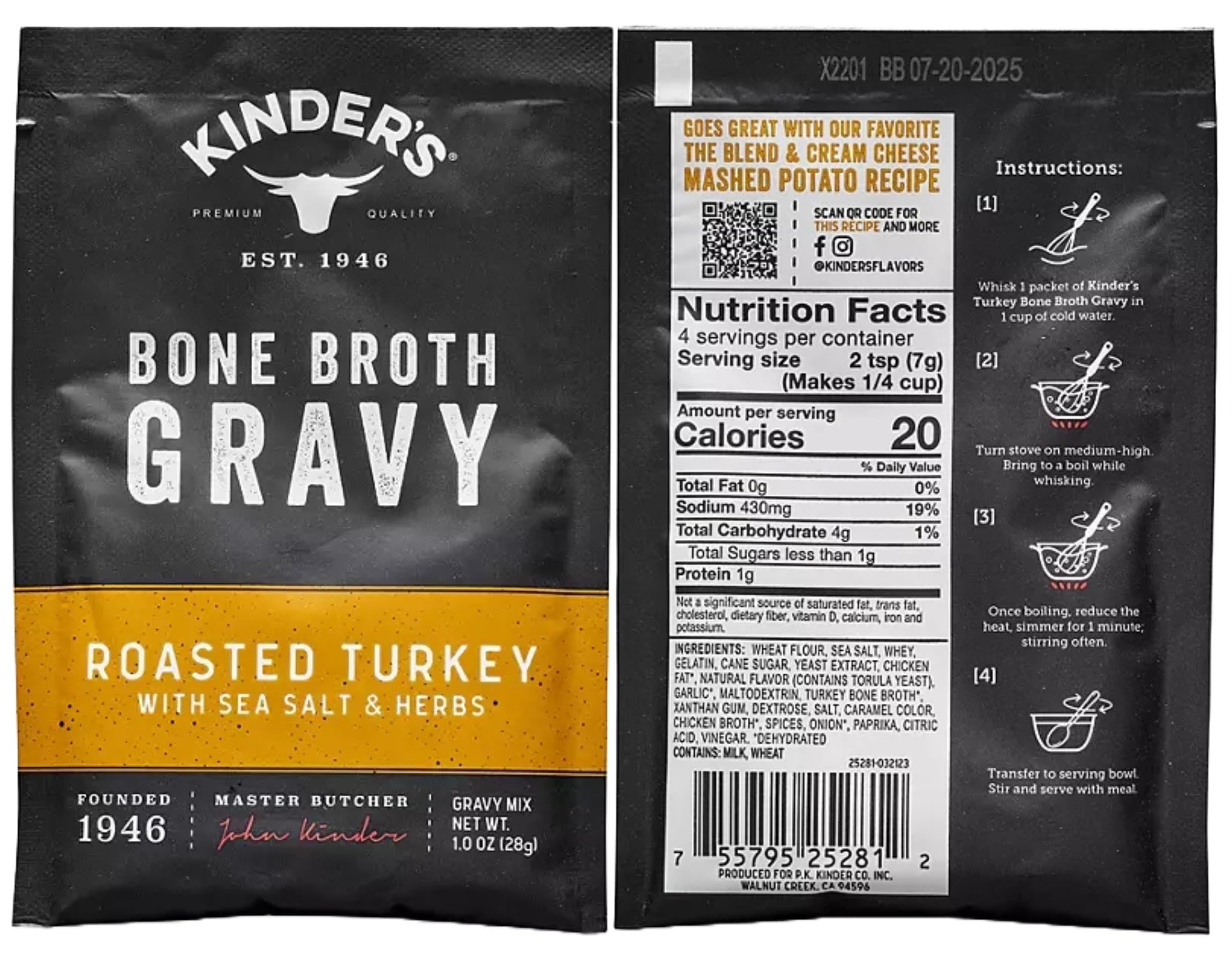 Kinders Seasoning Thanksgiving Bundle Includes Packets