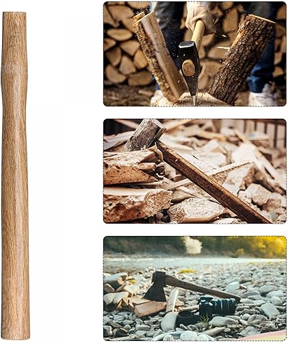 Miniatura 5 de uxcell Martillo de 15 pulgadas, mango de madera de repuesto para garra de 2 a 4 libras o martillo de clavo para desgarrar, ojo ovalado