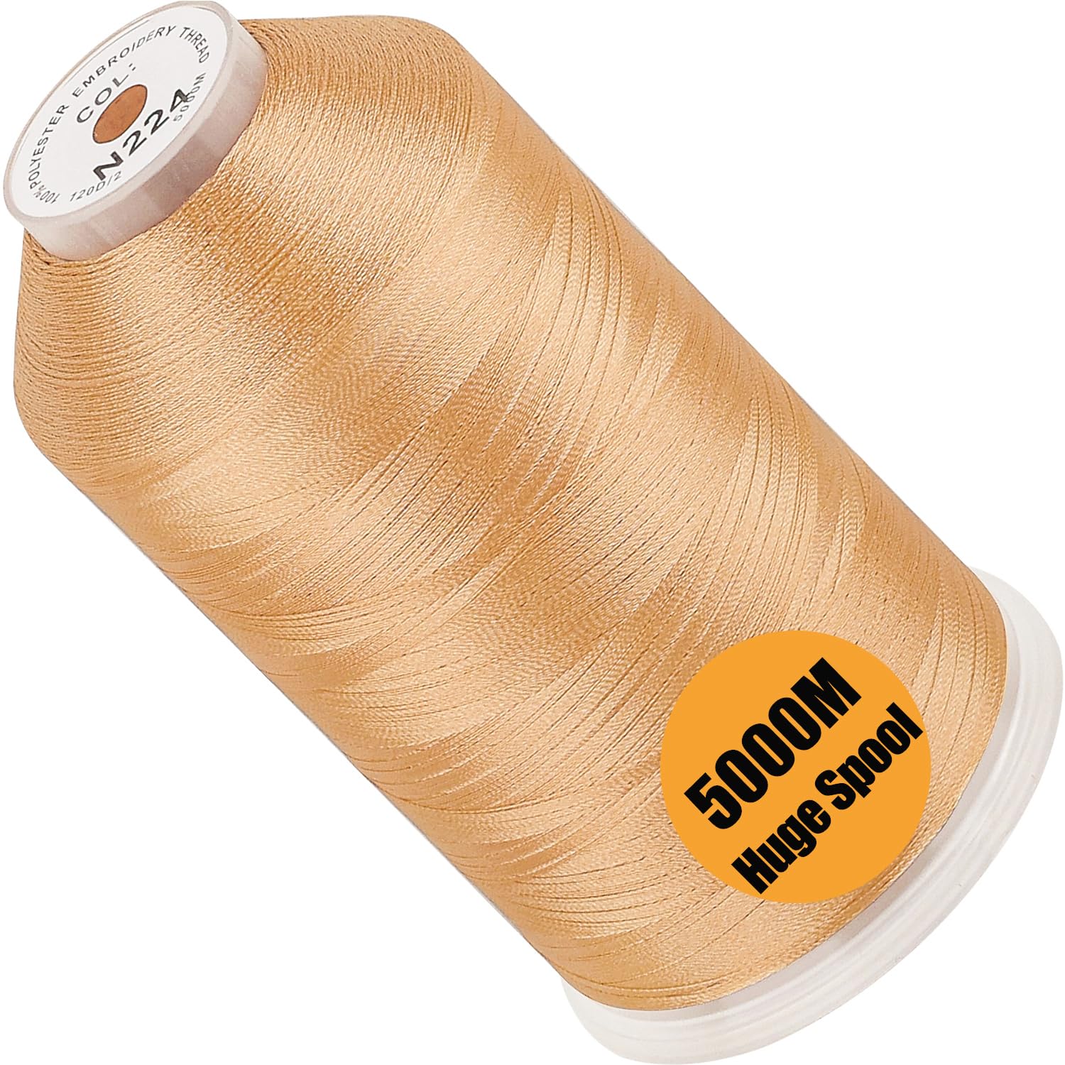Amazon.com: New brothread - Single Huge Spool 5000M Each Polyester