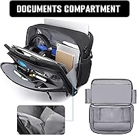 Vista 5 de Tactical Messenger Laptop Bag Large Military Briefcase 17.3 Inch Computer Work Office Bag for Men YKK-Zippers