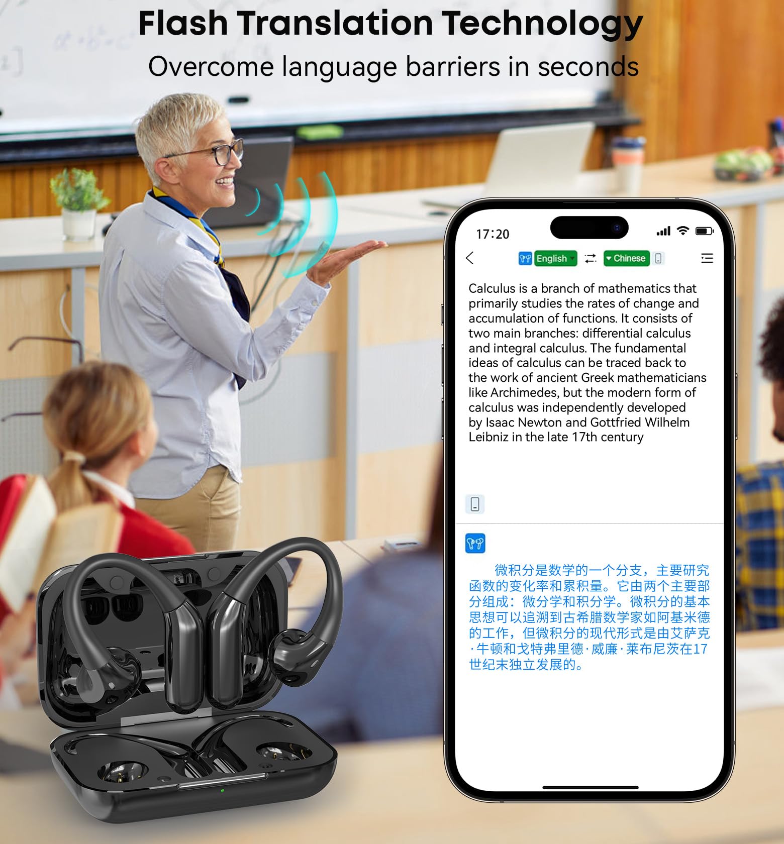 Amazon.co.jp: 2025 Ai 翻訳イヤホン アップグレード 3-in-1