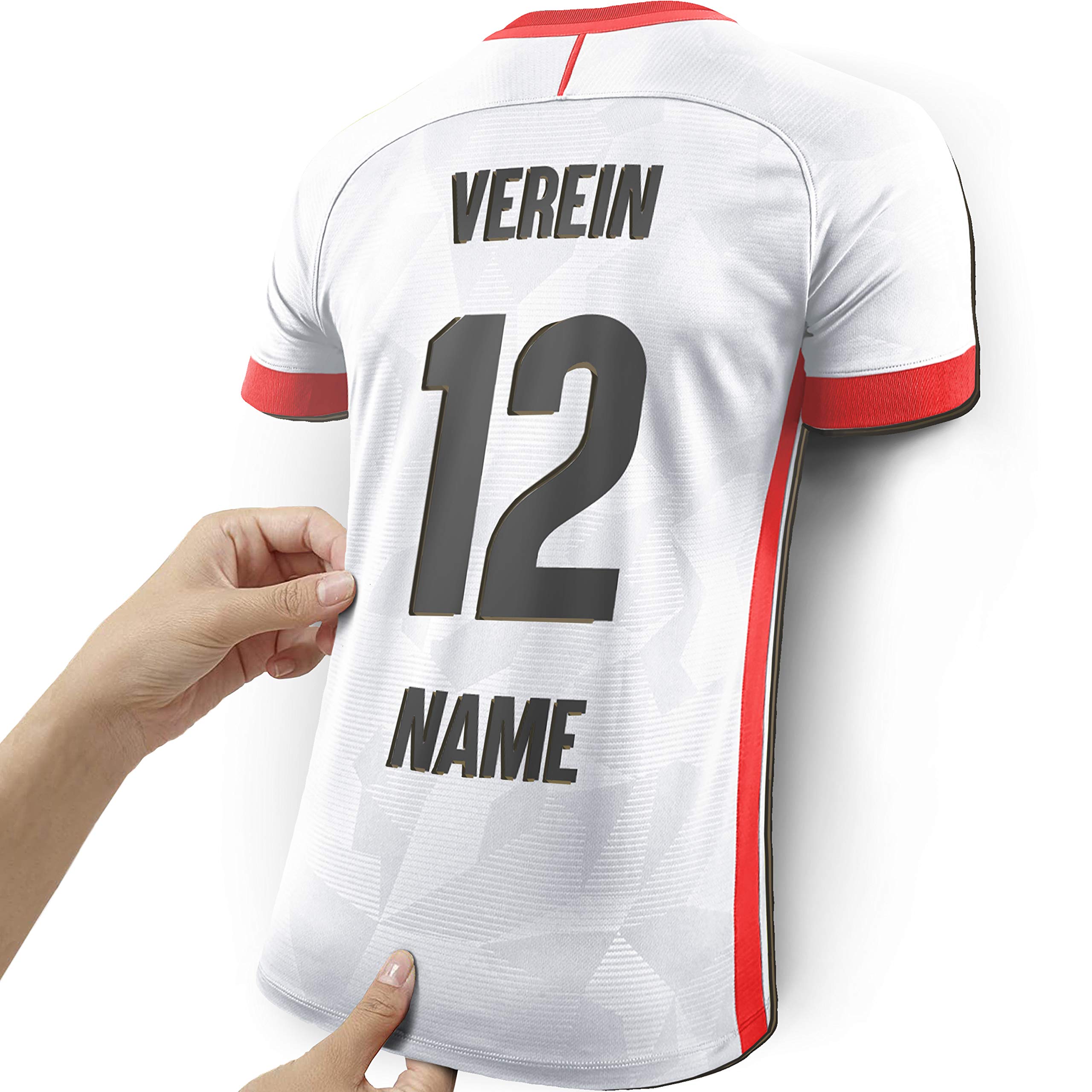 Elbeffekt Trikotlampe für Stuttgart Fans aus Holz - personalisierbares Geschenk - schenke Dein individuellen Stuttgart Fanartikel aus Echtholz