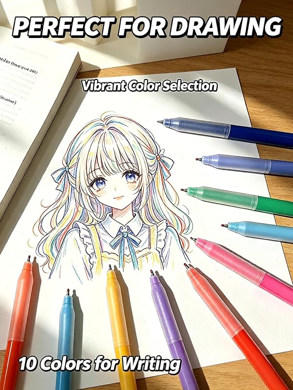 ChayWillow 10 Colors Erasable Gel Pens – product photo 9 of 9