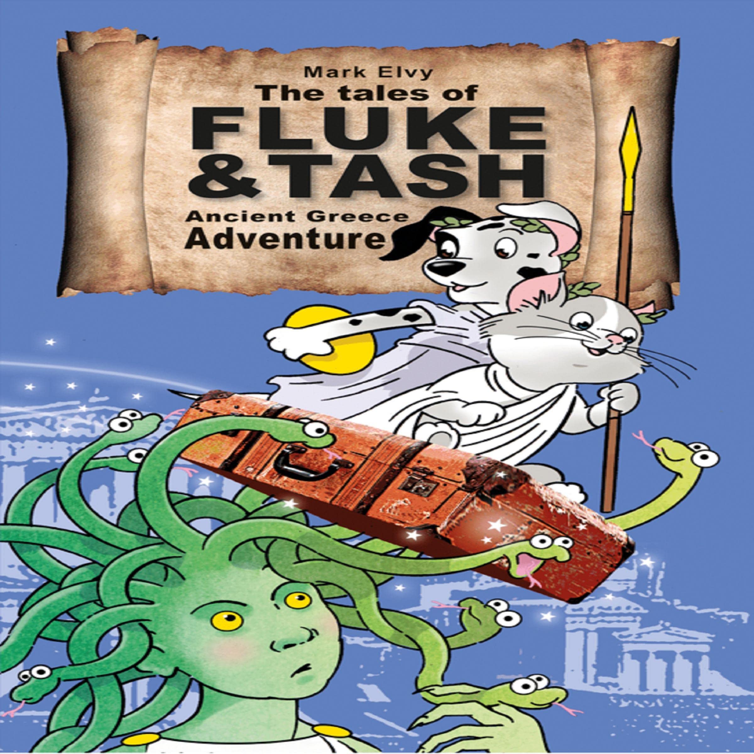 Cover art for The Tales of Fluke and Tash - Ancient Greece Adventure