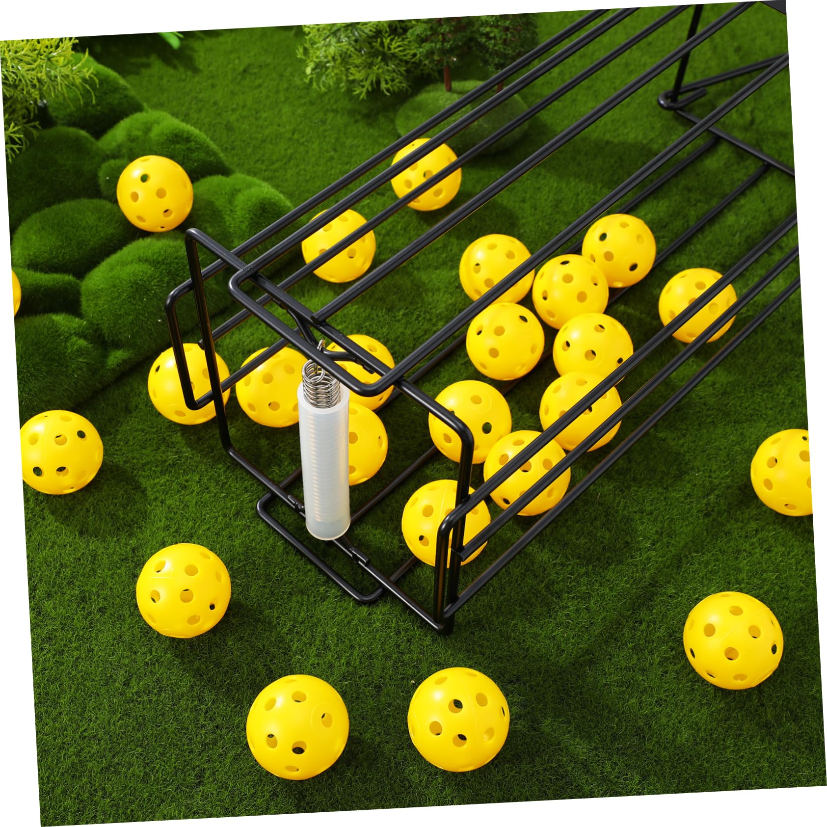 SUPVOX Portable Retriever Basket Tool for Tennis Balls and Accessories Lightweight Design Holds Balls for Practice