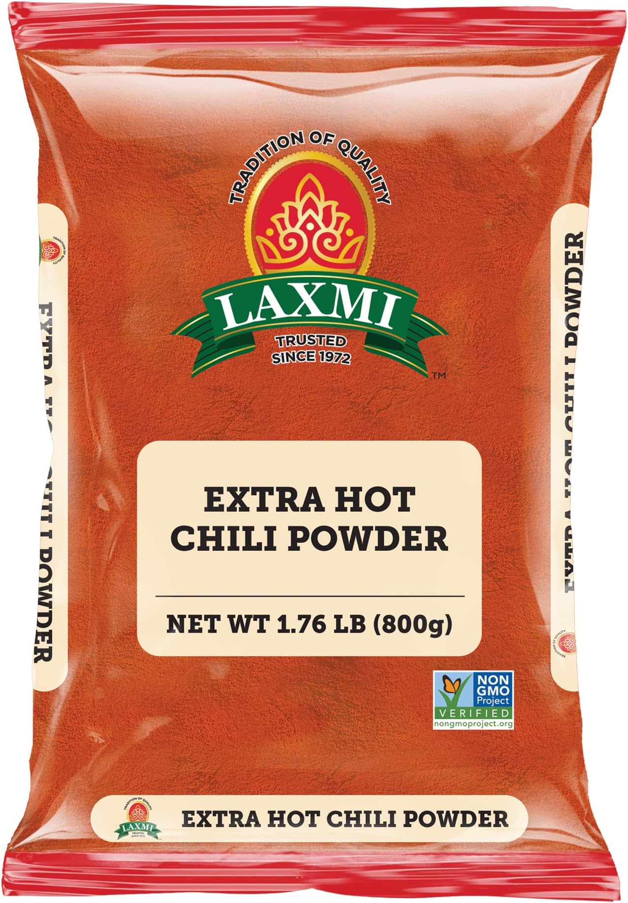 LaxmiBRAND Ex-Hot Chilli Powder, 800 Grams(gm)