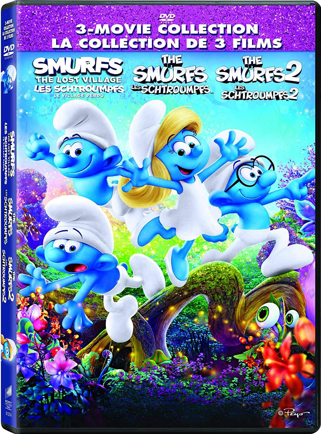 The Smurfs, The (2011) / The Smurfs 2 /Smurfs: The Lost Village - Set (Bilingual) [DVD]