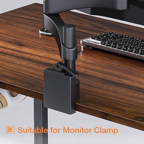 Miniatura 24 de ODK Escritorio de computadora grande de oficina, escritorio de 48 pulgadas con almacenamiento, moderno escritorio de PC con gancho para auriculares