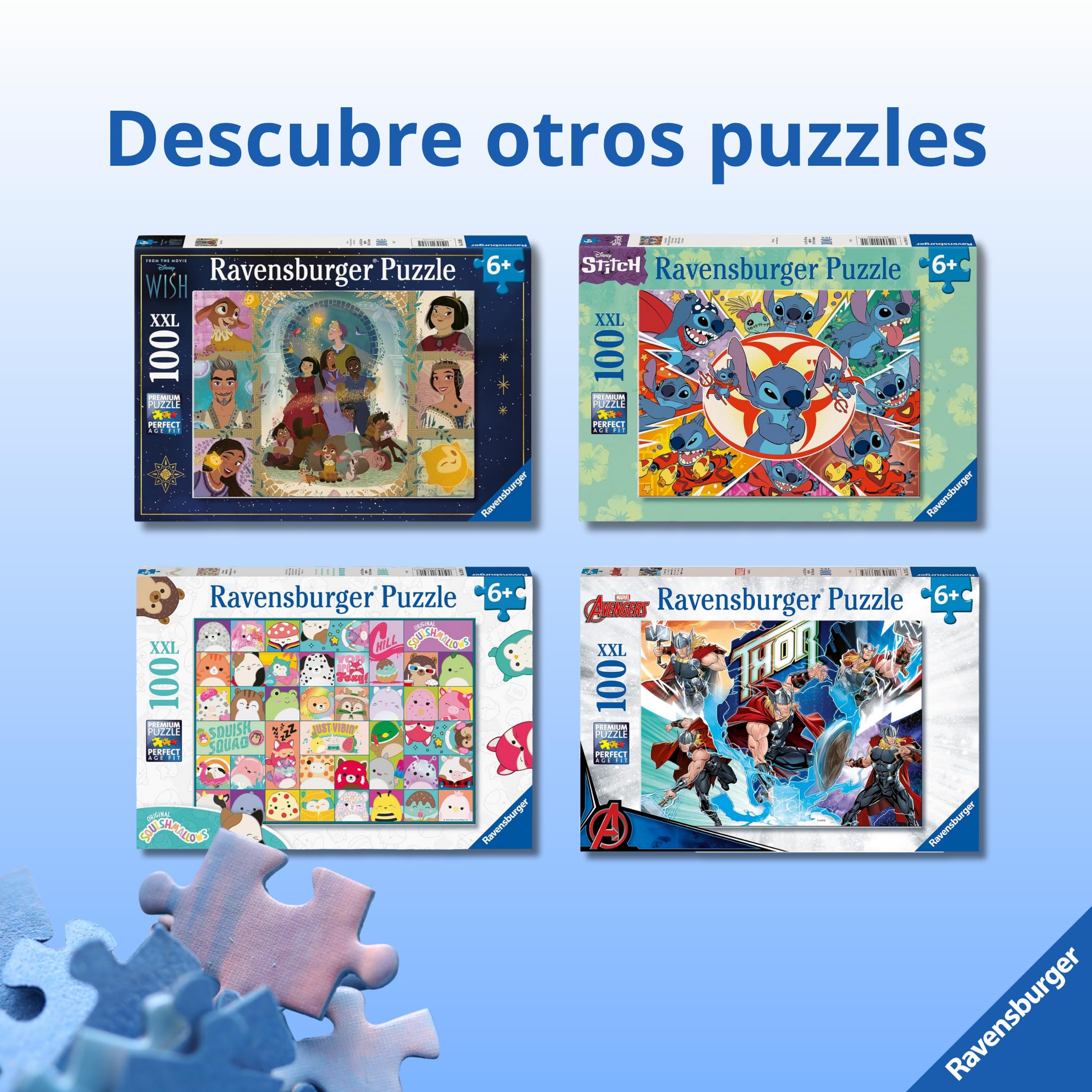 Ravensburger - Puzzles XXL Minecraft | Puzzle 6 Años O Más | Regalo Niño 6 Años O Más De 100 Piezas | Rompecabezas Niños De 36 X 49 Cm Puzzle