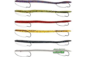 Premium 10X Fishing Lures with Life-Like Worms for Unmatched Catching Power