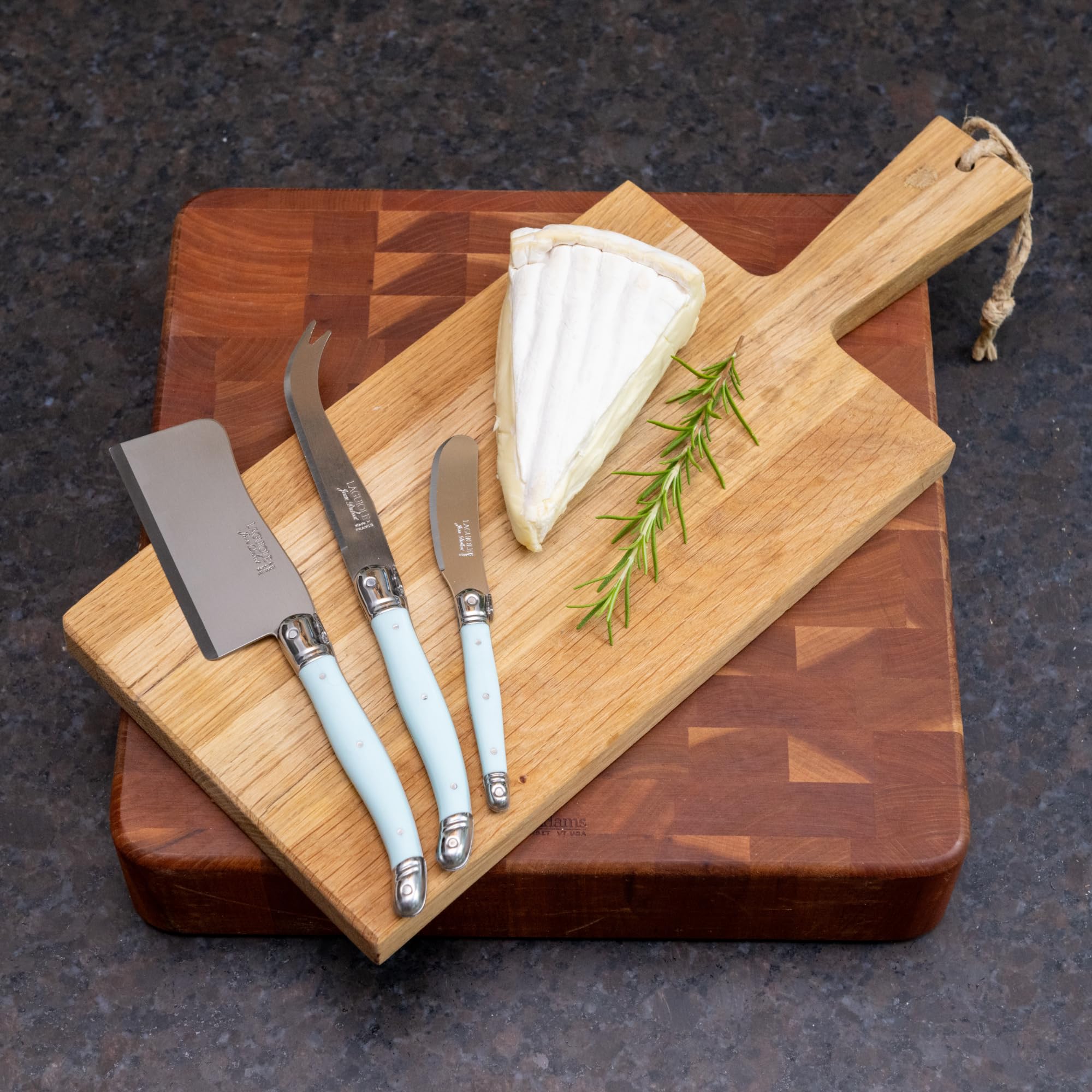 Amazon.com: Jean Dubost Laguiole 3-Piece Cheese Knife Set