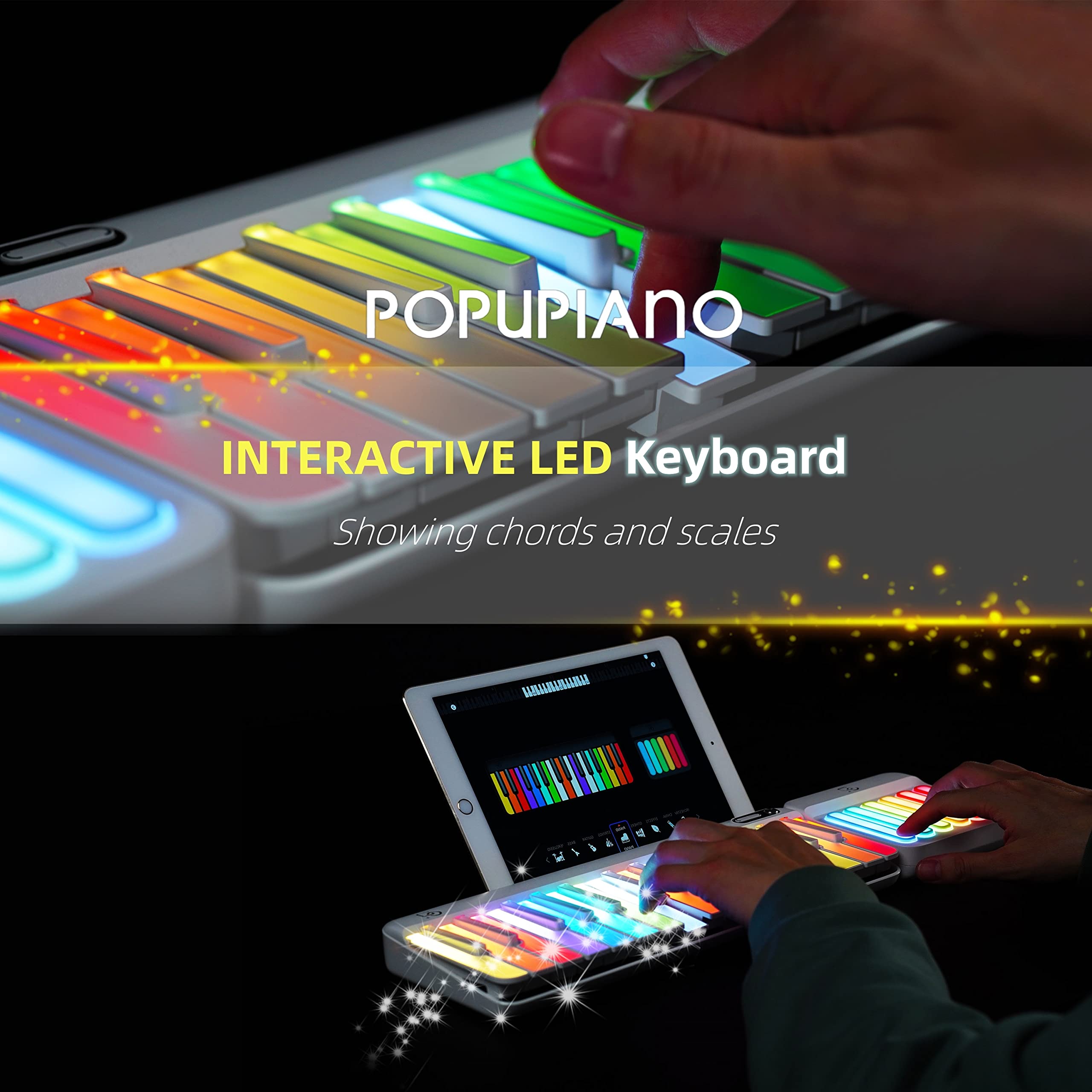 POPUPIANO 29 Keys Smart Keyboard Piano for Children, Versatile