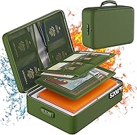 Vista 13 de DocSafe - Bolsa de documentos con cerradura, funda de almacenamiento de archivos de 3 capas ignífuga con cierre resistente al agua, bolsa