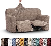 Vista 38 de PAULATO BY GA.I.CO. Funda para sillón reclinable, funda para silla reclinable, funda de tela de poliéster suave, protector de muebles elástico