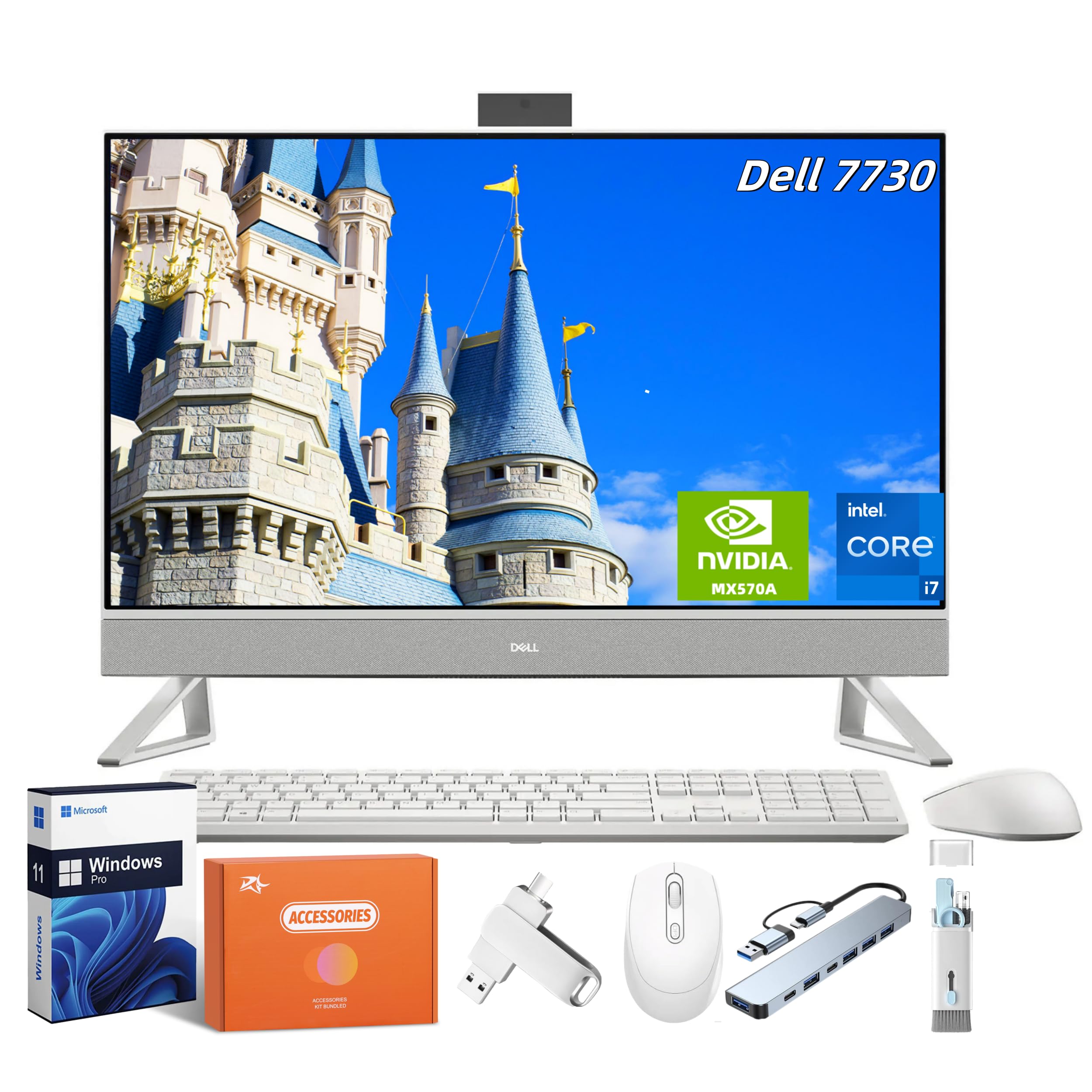 Amazon.com: Dell Inspiron All in One Desktop Computer, 27 Inch FHD