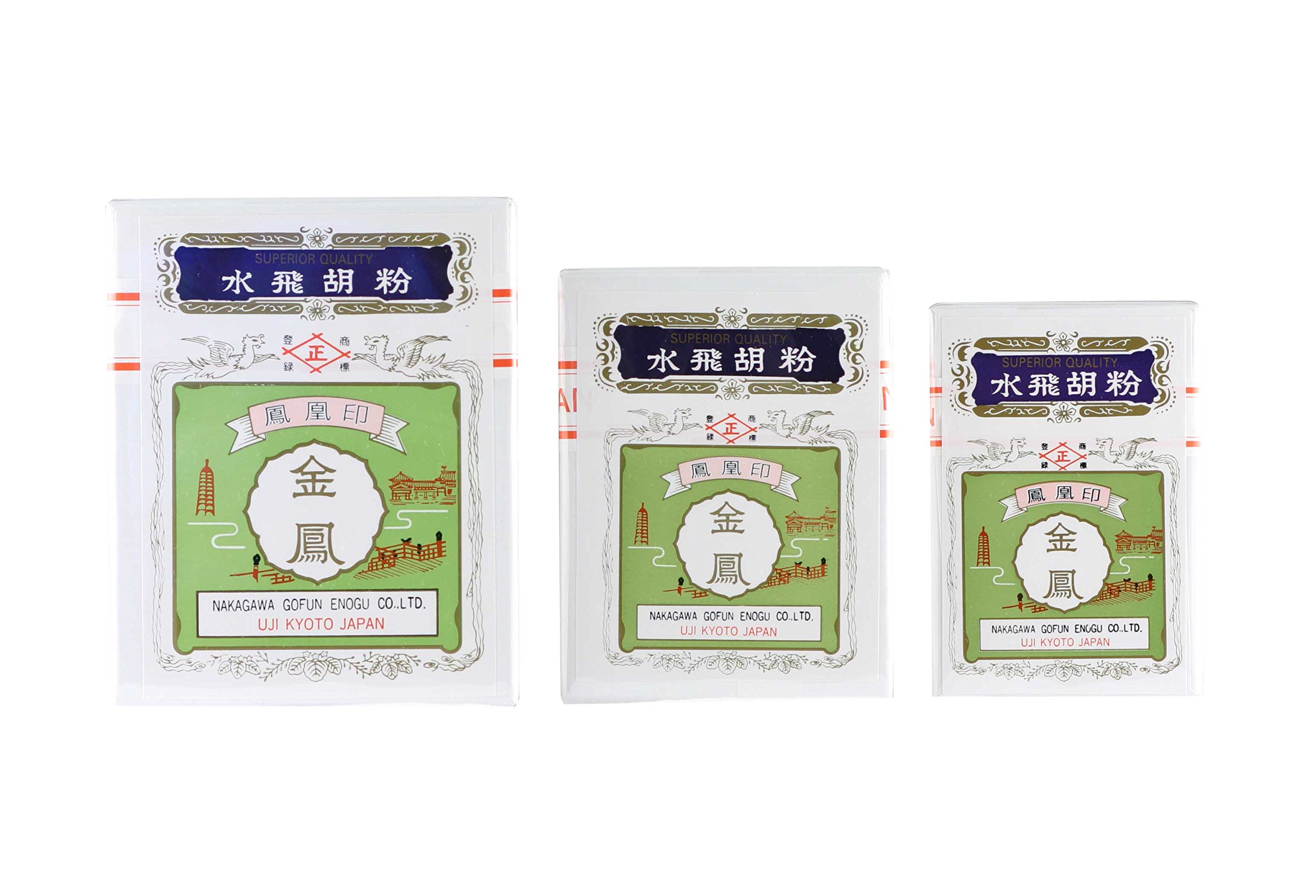 Amazon | ナカガワ胡粉 日本画用絵具 鳳凰 水飛胡粉 金鳳印 300g