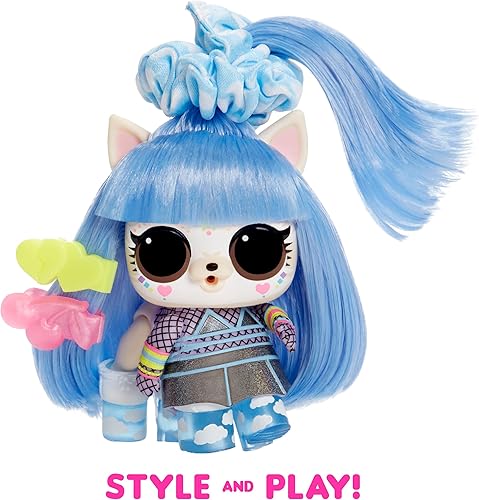 Miniatura 5 de L.O.L. Surprise! Peluqueros con 10 sorpresas, mascota coleccionable con pelo real, incluye accesorios temáticos musicales, juguete navideño, gran