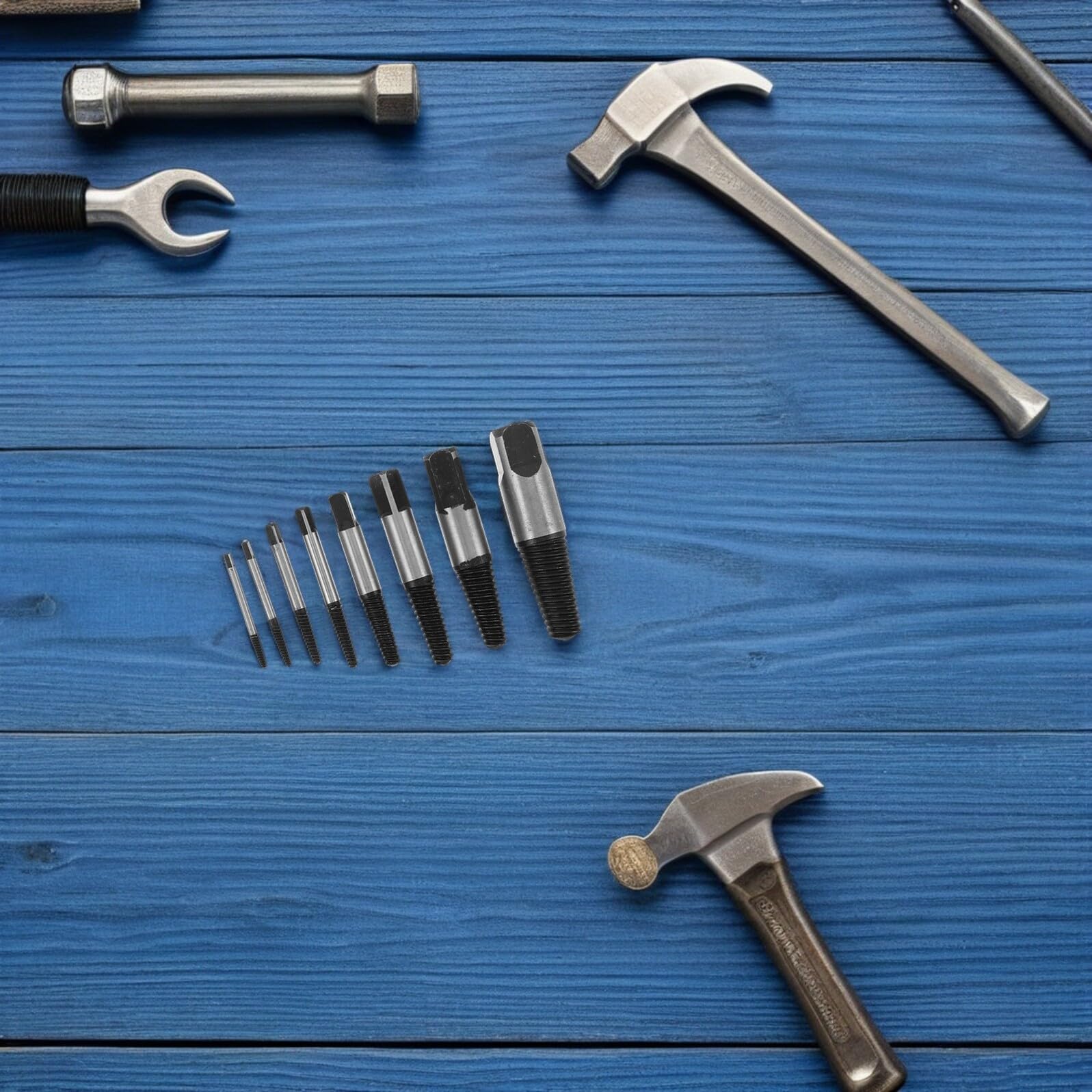 Hemobllo 8pezzi Estrattore Di Viti e Bulloni Tool Estrattore Per Viti Danneggiate Separatore Di Dadi Kit Estrattori Multi-scavato Per Riparazioni e Manutenzione Fai Da Te