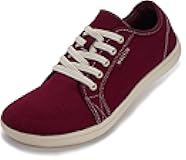 Women's Canvas Barefoot Shoes | Wide Width Minimalist Sneakers | Classic Fit Low Top