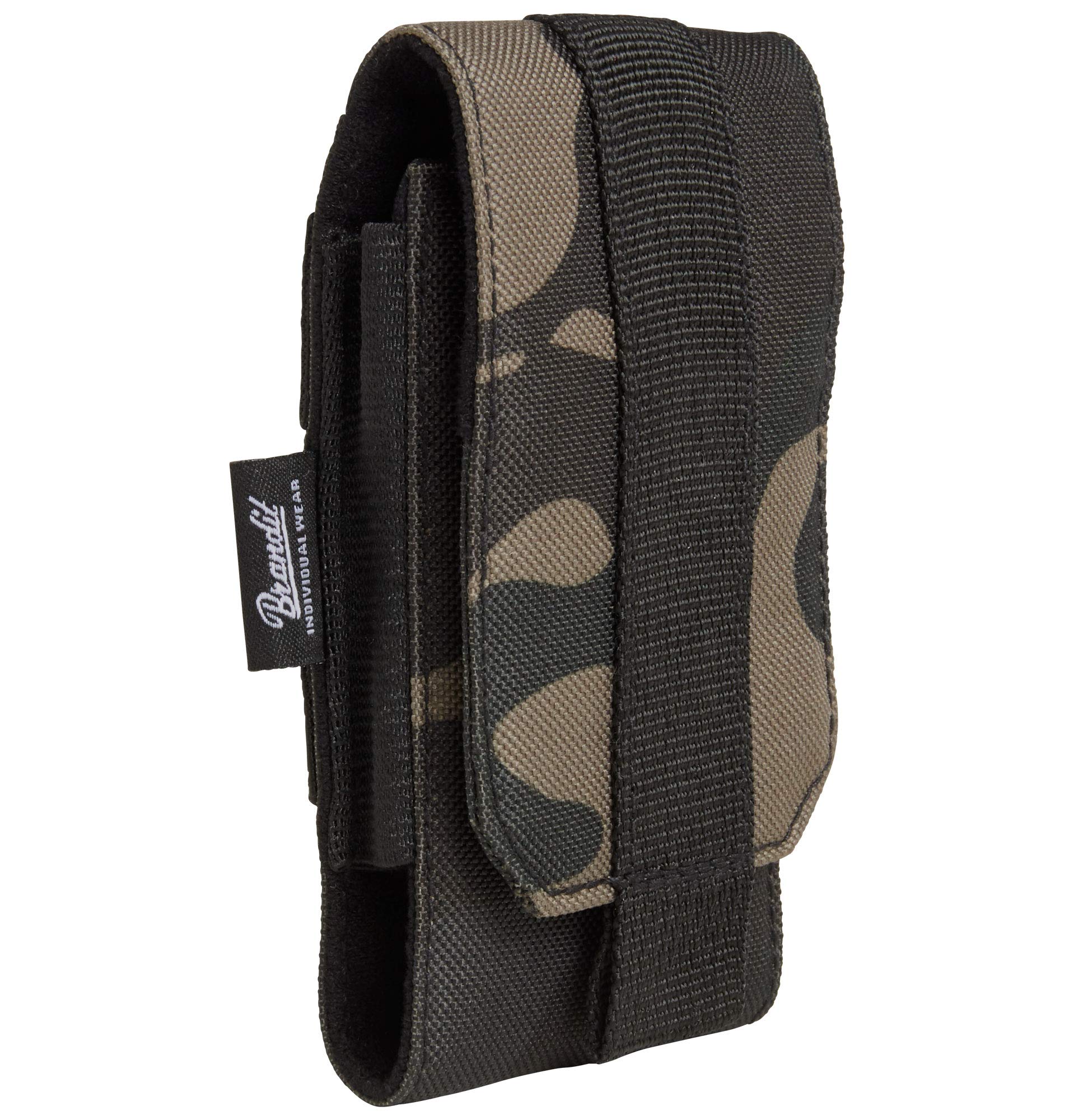 Brandit MOLLE Phone Pouch Medium Organizer Travelling Pocket Camping Dark Camo