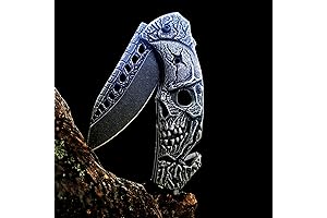 Skull Pocket Knife : Tactical Pocket Survival Gear