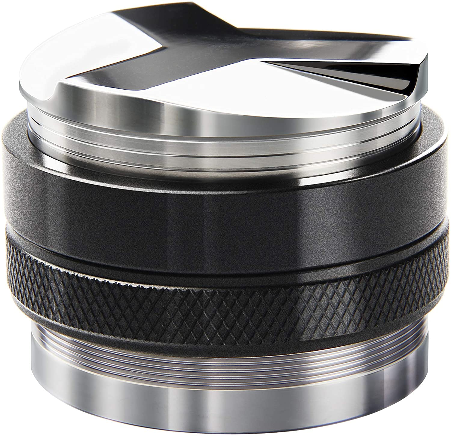 58mm Coffee Distributor and Tamper, Coffee Distribution Tool ，Dual Head Coffee Leveler Fits for 58mm Portafilter, Professional Adjustable Depth Espresso Hand Tamper